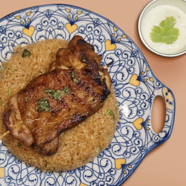 Grilled Chicken with Cilantro Rice